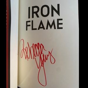 Iron Flame Signed First Edition - Black Sprayed Edges